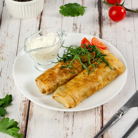 Блинчики с мясом
